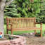 Heilman Mission-Back Teak Garden Bench-2123678463