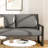 Yaret 45.6'' Faux Leather Loveseat-181686423