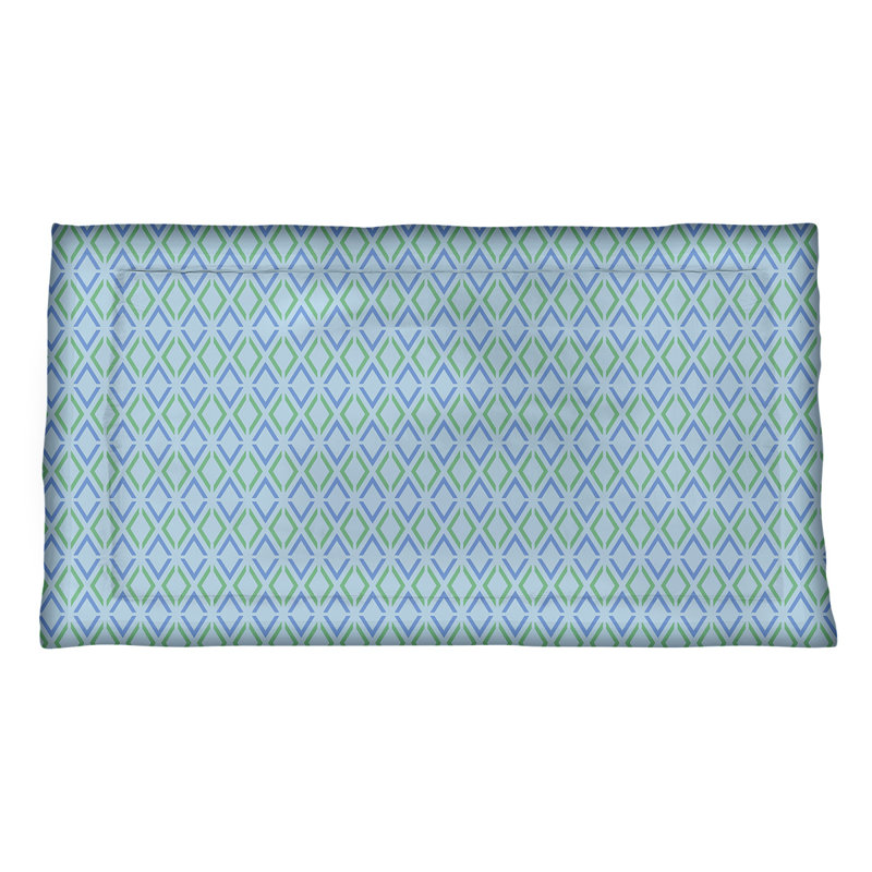 Taie décorative Katelyn Elizabeth, Simple standard, Polyester, Bleu et pastel