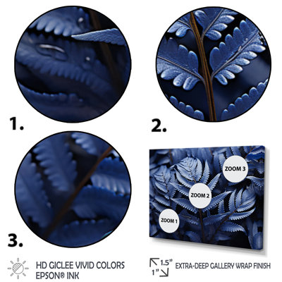 Blue Ferns Indigo Tranquillity I - Print