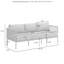 Apruva 72.75'' Metal Outdoor Sofa