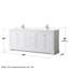 Ensemble de meuble-lavabo double 80 po Avery-51978352-51712116-51712111
