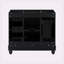 [Cabinet Only] 36"Black Bathroom vanity(Sink not included)