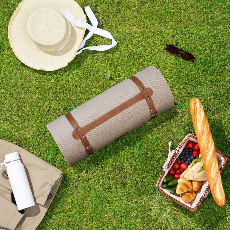 Picnic Blanket, Blue, 200cm W x 220cm D