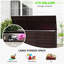 Pe Outdoor Storage - 175 Gallon Deck Box With Inner Liner For Patio Furniture Mixed Brown Garden Tools