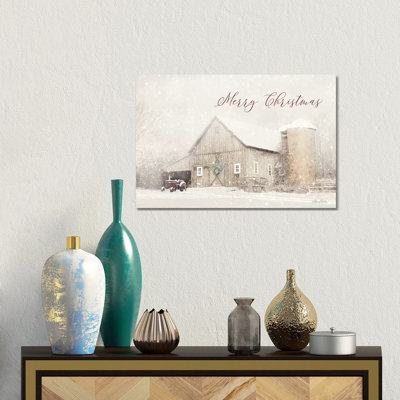 Merry Christmas Farm- Gallery-Wrapped Canvas Giclée