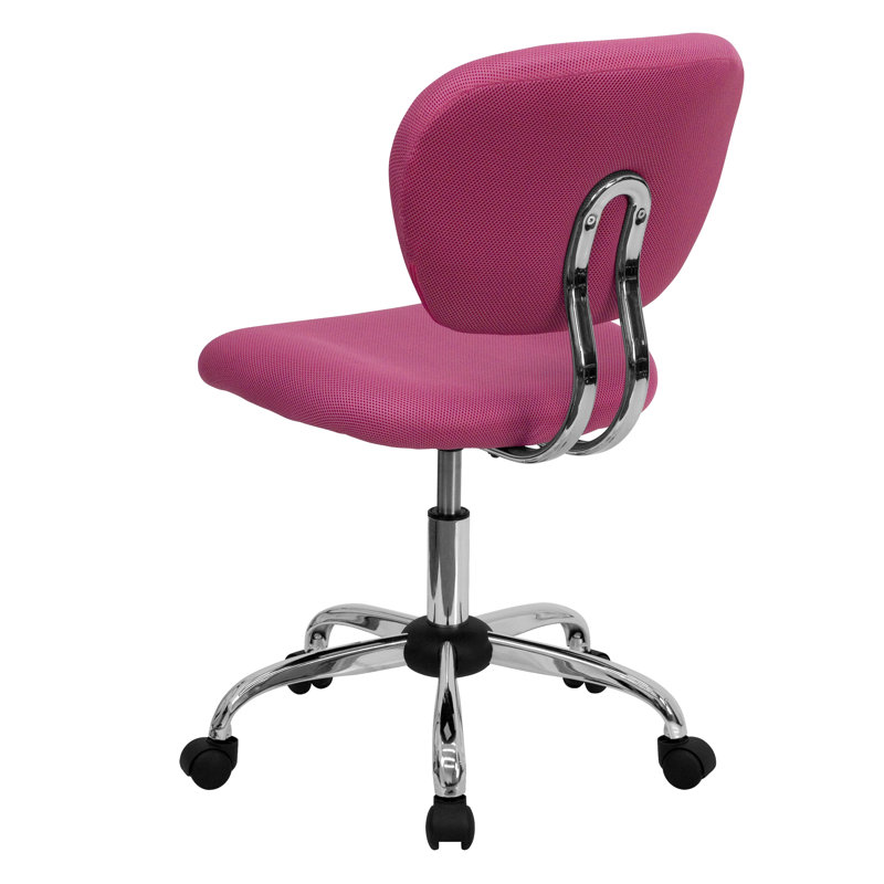 Chaise de bureau Beverly, Maille rose