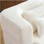 Grand canapé moderne blanc sur pied avec 4 coussins, canapé futon en tissu moelleux, matelas pliant en mousse haute densité pour le salon, les invités, la chambre à coucher, aucun assemblage requis
