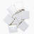 Pure White Zellige Ceramic Wall Tile 2x6-120100954