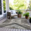 Tapis intérieur / extérieur brun lavable à la machine Xhevrie-1800102222