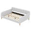 Upholstered Daybed With 4 Support Legs-1480052444