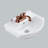 The Renovators Supply Inc. 17.75'' White Porcelain U-Shaped Bathroom Sink with Overflow