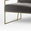 Fauteuil d'appoint en métal Ricci-839313762