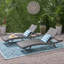 Chaise longue en osier Kauai Pe-1685686482
