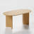 Caia 67" Solid Oak Oval Dining Table-663446114