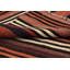 Tapis rayé en laine 5 x 5