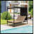 Outdoor Patio Daybed With Detachable Adjustable Canopy, Double Chaise Lounge With 5-Position Adjustable Backrest & Plush Cotton Cushions – Ideal For Patio, Yard, Balcony & Poolside