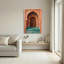 Ensemble de 1 tableau sur toile représentant une arche marocaine-1899364012-1899364013