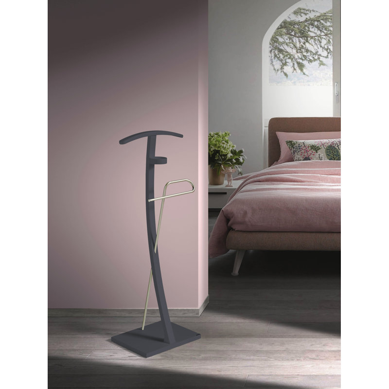Twigg Freestanding 1 - Hook Coat Rack, Graphite