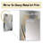 Abstract Shapes And Infinity Lines III - Abstract Shapes Unique Mirror, Modern Large Wall Mirror, Printed Metal Art-2062655073
