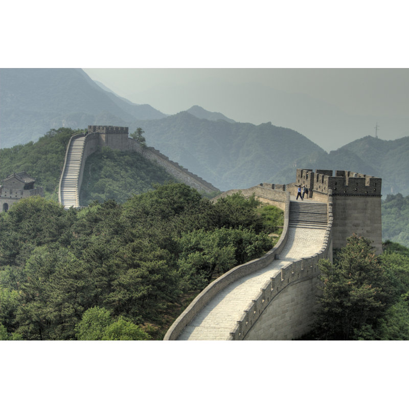 Stretching On The Great Wall by Rhyman007 - Print, 81cm H x 122cm W