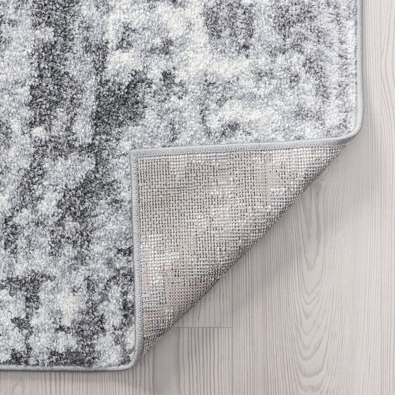 Tapis gris Eleonor, Tapis de couloir 2 pi 2 po x 7 pi 3 po