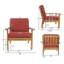 Chaise de patio avec coussins Claytor-511426471-511426469