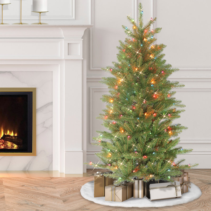 54' H Lighted Artificial Fir Christmas Tree