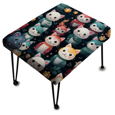 Surana - Animal Print Rectangle Ottoman