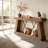 Two-Tier Side Table,Unique Entryway Table,Functional Console Table