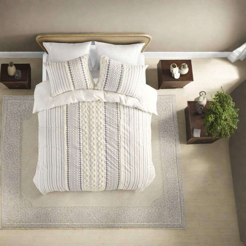 Premium King Cotton Bedding Sets, Global Aztec Design For Home