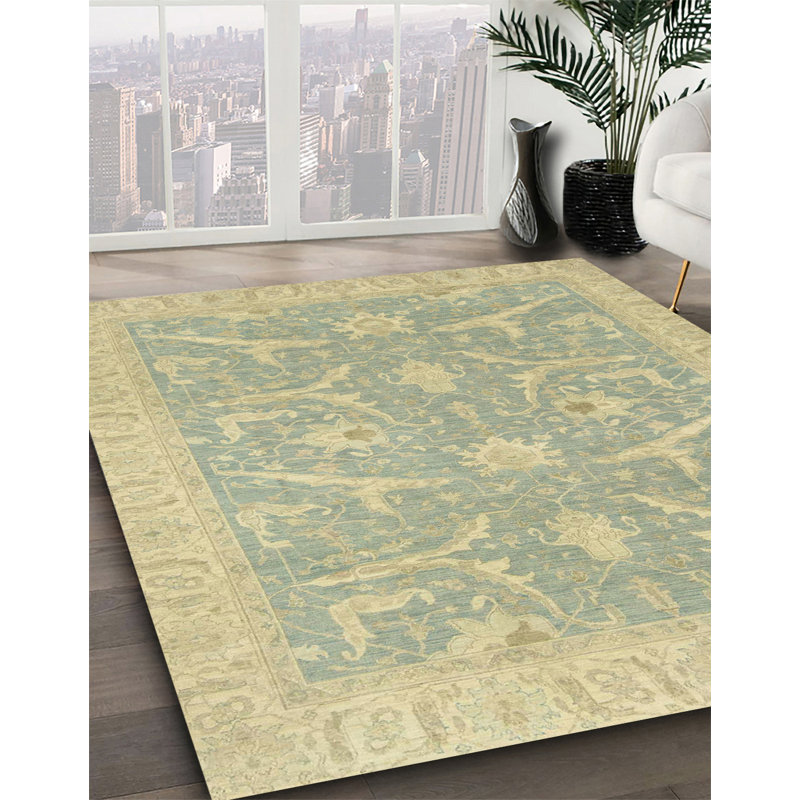 Abstract Indoor Rug, Round 6'