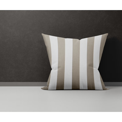 Housse et insert d'oreiller carré en coton Claire