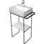DuraSquare 20.25" Single Bathroom Vanity Base Only in Black Matte