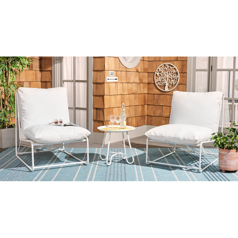 Basil 2 - Person Patio Conversation Sets with Cushions