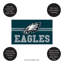 Embossed Mat, Cross Hatch, Philadelphia Eagles, 16" X 28"