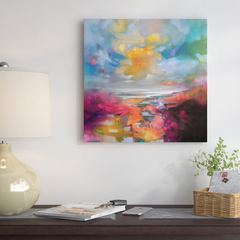 " Warmth Prevails " by Scott Naismith, 18" H x 18" W x 1.5" D, No Mat, Wrapped Canvas