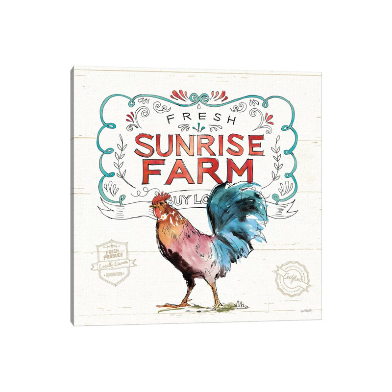 Down on the Farm VI 1 Piece Wrapped Canvas Wall Art, 45.72cm H x 45.72cm W x 1.91cm D