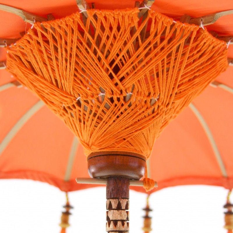 Sculpture de porte-parapluies Arnisha, Orange