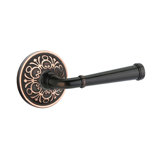 Merrimack Round Passage (Hall & Closet) Door Lever with Round Rosette