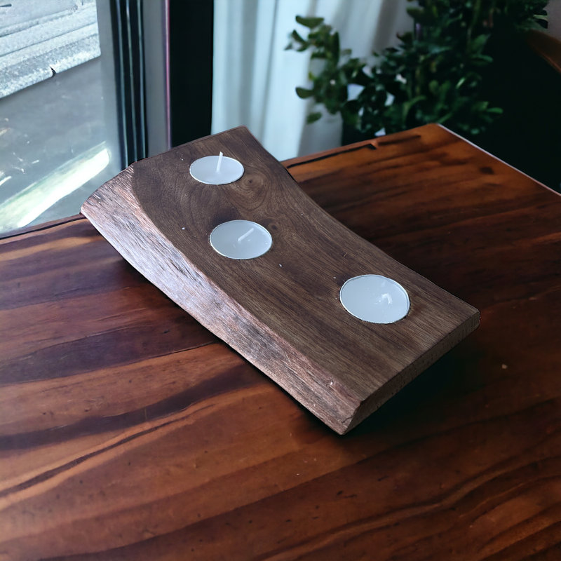 Wood Tealight Holder