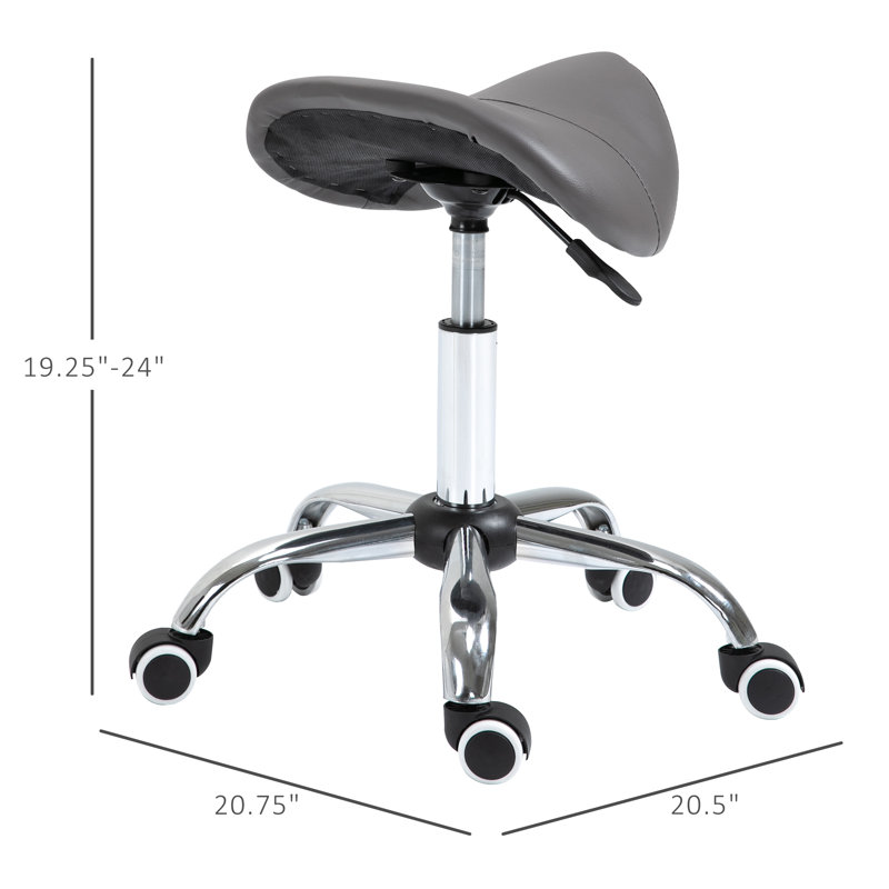Fauteuil de dessinateur ergonomique pivotant à hauteur réglable
