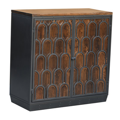 Medrano Solid Wood Accent Cabinet