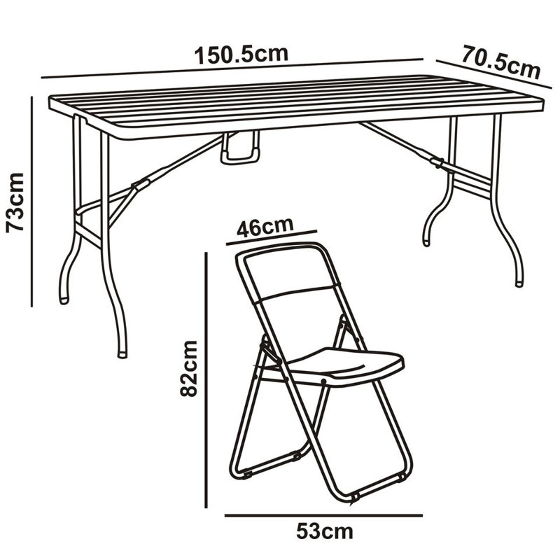 Enyeart 4 - Person Patio Dining Set with Rectangular Table