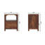 Table de chevet Arc-line