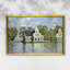 Maisons sur la rivière Zaan à Zaandam, 1871 - Claude Monet - Toile encadrée sur mesure-232357318-232357332-232357334