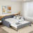 Upholstery Daybed With Trundle And Usb Charging Design