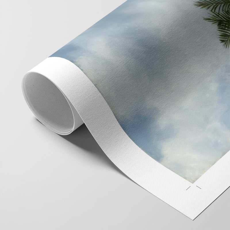 Coastal Palm Tree I - Impression sur toile seulement - NON-CADRE, H 48 po x l 32 po