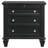 Fraser 3-drawer Nightstand Black-1532561599