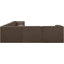 Tissu 8 pièces Demars Velvet Performance Canapé modulaire modulaire-123634011-123634012
